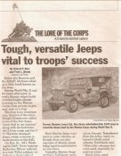 Lincoln Hills article on Marines in area